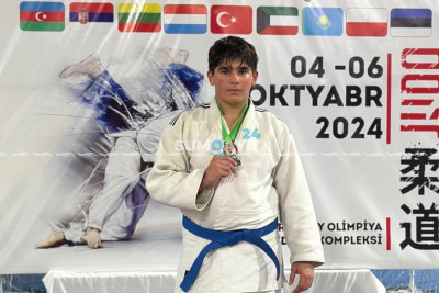 Sumqayıtlı cüdoçu yüksək nəticə göstərib