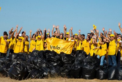Novxanı sahili yarım ton zibildən təmizlənib