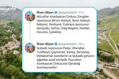 Vətən müharibəsinin xronikası: 29-cu gün