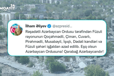 44 günlük müharibənin 21-ci günü - FÜZÜLİ AZADDIR!