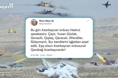 44 günlük müharibənin 13-cü günü - Şanlı ordumuz qəsəbə və kəndləri azad edib