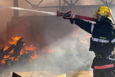 Bakı-Sumqayıt yolundakı sexdə yanğın olub