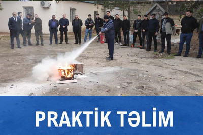 STM işçilərinə yanğın təhlükəsizliyi ilə bağlı təlim keçirilib