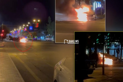 Sülh prospektində avtomobil alışıb