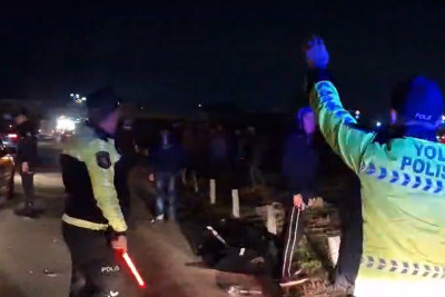 Dəhşətli qəza - Avtomobil kişini əzib