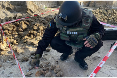 Sarayda hərbi sursatlar aşkarlanıb