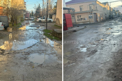 Sumqayıtın palçıqda batan mikrorayonu