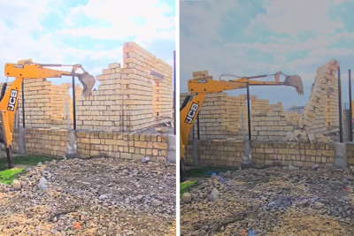Sarayda qanunsuz tikili sökülüb