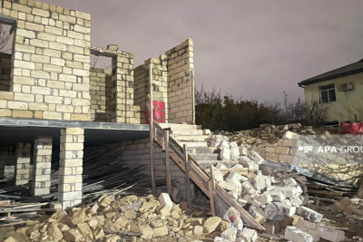 Masazırda ev uçub - Yaralılar Sumqayıta təxliyə olunub