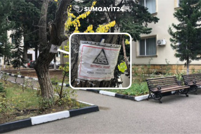 Sumqayıt xəstəxanasından unikal addım: "Başınıza düşə bilər"