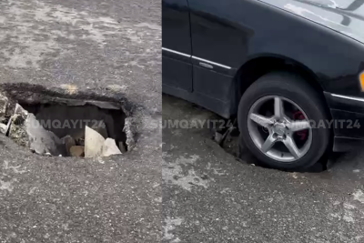 Sumqayıtın qapaqsız lyuku təhlükə saçır