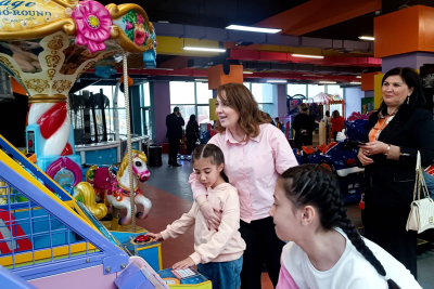 Sumqayıtda şəhid və qazi övladları üçün bayram şənliyi