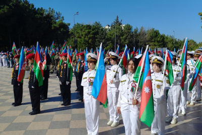 Sumqayıtda Zəfər Günü qeyd olundu