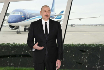 Prezident İlham Əliyev Azərbaycan Televiziyasına müsahibə verib - FOTO