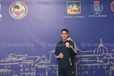 Sumqayıtlı karateçi finalda erməniyə “dərs verdi” - VİDEO