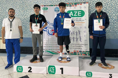 Yeniyetmələr arasında üzgüçülük yarışı təşkil olunub