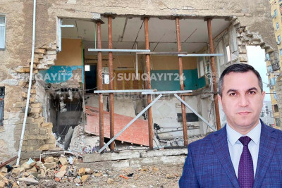 Partlayış baş vermiş bina sakinlərinin kirayə haqqını kim ödəyəcək? - RƏSMİ