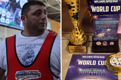 Sumqayıtlı atlet yeddiqat dünya çempionu oldu