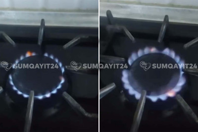 Sumqayıtda qazın təzyiqi yenidən “oynayır” - VİDEO