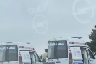 Sumqayıtda qapısı olmayan ambulansla bağlı RƏSMİ AÇIQLAMA - FOTO/VİDEO+YENİLƏNİB