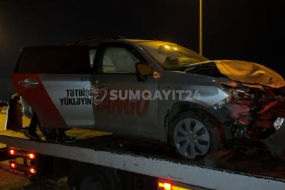 Sürücü sükan arxasında yuxuladı, qəza oldu - FOTO