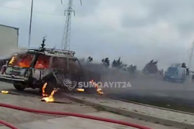 Sumqayıtda “VAZ” külə döndü - VİDEO