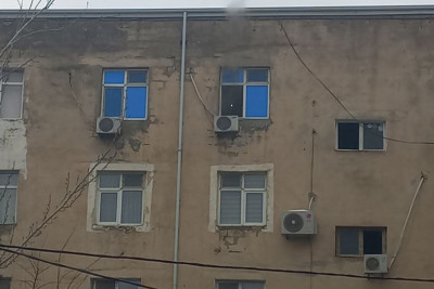 Sumqayıtda yaşayış binasında YANĞIN