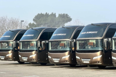 Ekspres marşrutdan narazı “Bağça Şəhər” sərnişinləri