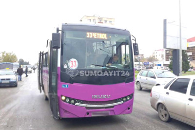 Sumqayıtda 33 nömrəli marşrut xəttindən NARAZILIQ