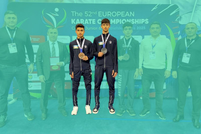 Sumqayıt karateçiləri qitə çempionatının fəxri kürsüsünə qalxıblar