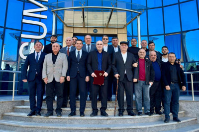 Sumqayıtda Əməkdar məşqçi Rövşən Hacıyevin yubileyi qeyd olundu