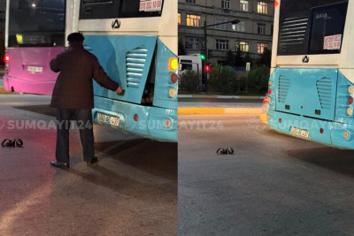 “7 nömrə”nin kəməri qopdu, salonu tüstü basdı