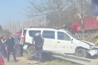 Sumqayıt yolunda növbəti QƏZA - VİDEO