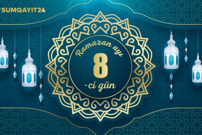 Ramazan ayının səkkizinci gününün imsak, iftar və namaz vaxtları