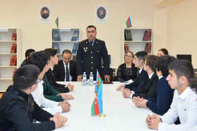 Sumqayıtda məktəblilərə narkomaniyanın fəsadları izah edildi