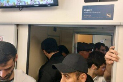 Sumqayıt-Bakı qatarında görülməmiş SIXLIQ