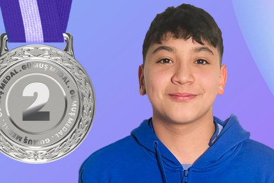 Sumqayıtlı üzgüçü Gimnaziada ikincisi oldu