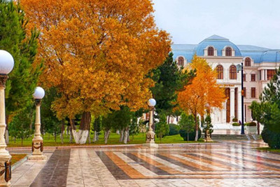 Sumqayıtda yağış, külək, duman 