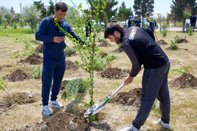 "Sumqayıt" FK-nın əməkdaşları ekoaksiyada iştirak ediblər