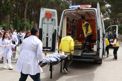 Sumqayıtda fövqəladə hallara hazırlıq təlimi keçirildi