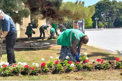 "Bələdiyyə parkı" abadlaşdırılır