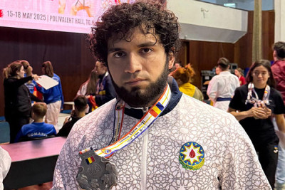 Avropa ikincisi olan sumqayıtlı karateçi 