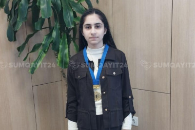 Sumqayıtlı şagirdin biliyi onu Respublika BİRİNCİSİ etdi