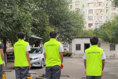 Sumqayıtda dezinfeksiya və deratizasiya işləri görülür - VİDEO