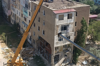Partlayışdan zədələnən bina ilə bağlı SON qərar!
