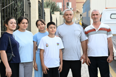 Sumqayıtda məskunlaşmış ailə YURDUNA QAYIDIB 