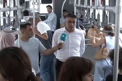 Sumqayıtda avtobuslarında kondisioner “REYD”i