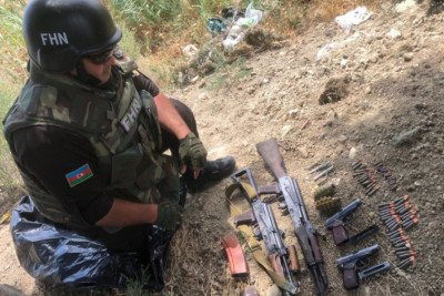 Novxanıda SİLAH-SURSAT tapılıb