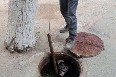 Sumqayıtın bu ərazilərində kanalizasiyalar təmizləndi