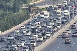 Bir sıra yollarda tıxac yaranıb - SİYAHI